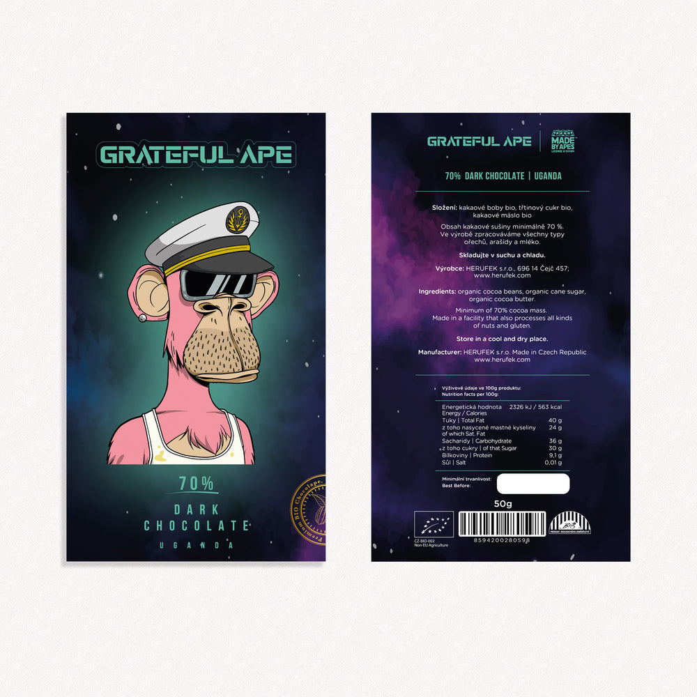 1 Grateful Ape Chocolate Bar